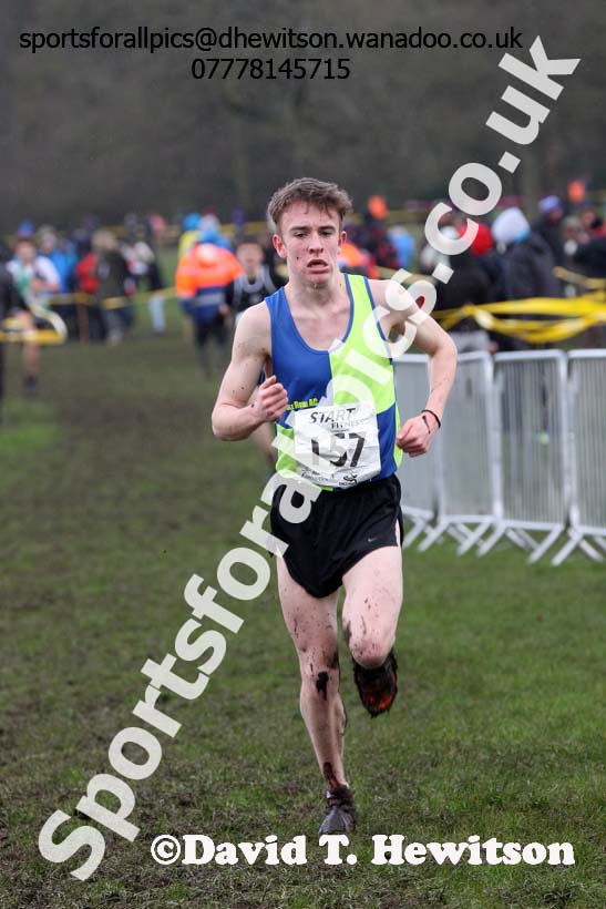 Mens under-17 Northern Cross Country Champs., Witton Park, Blackburn. Photo: David T. Hewitson/Sports for All Pics